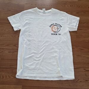 John Mayer Sun Moon Concert t-shirt Solo Tour 2019 Ying Yang Ceramics Guitar